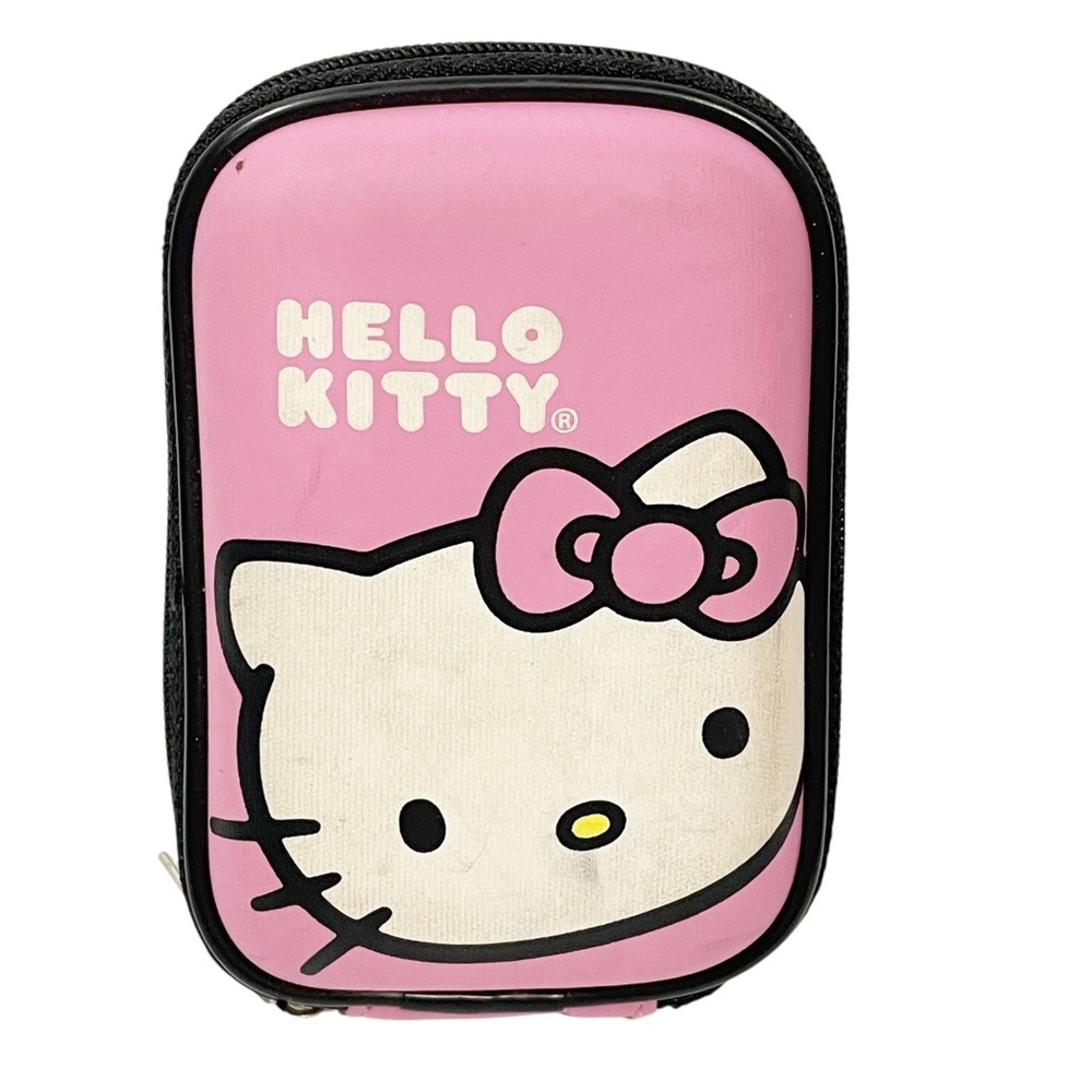 Hello Kitty Pink Full Zip Camera Case‎ Soft Interior